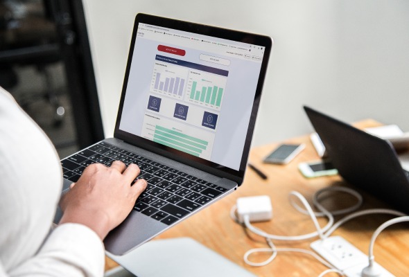 Portal cliente, con reportes en línea